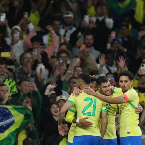 Brasil joga bem e derrota Senegal por 2 a 0 no amistoso em Londres