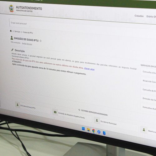 IPTU 2026 já está disponível; revisão cadastral reduz valor para parte dos contribuintes em Castro