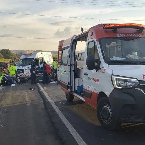 Motociclista morre após atingir traseira de caminhão na PR-151, em Carambeí