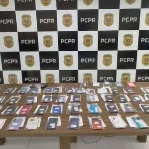 Polícia devolve 41 celulares roubados para as vítimas no Paraná