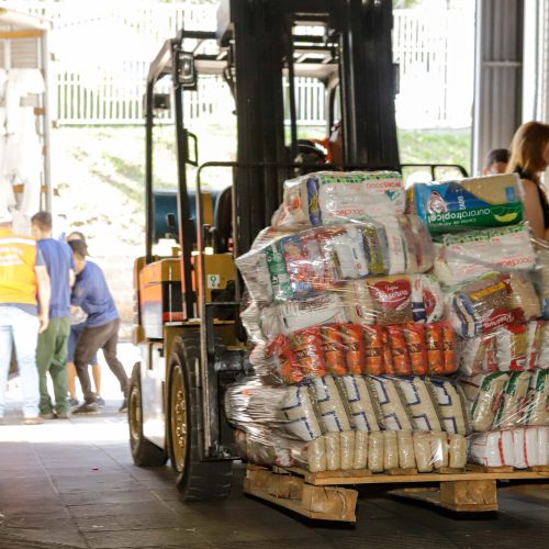 Campanha de doações do Estado já reuniu 11,5 mil toneladas ao Rio Grande do Sul