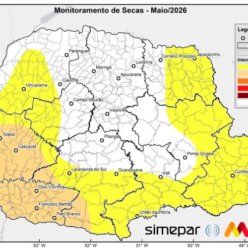 Seca recua em várias regiões do Paraná, aponta monitor nacional