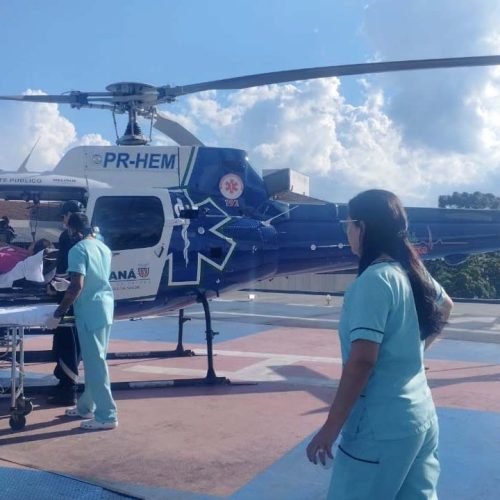 Referência nacional, serviço aeromédico do Paraná garante assistência em todas as regiões