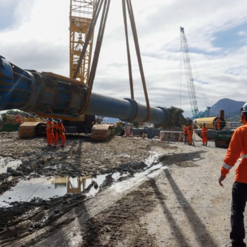 Obra da Ponte Guaratuba-Matinhos avança na fase de fundação e confecção das vigas