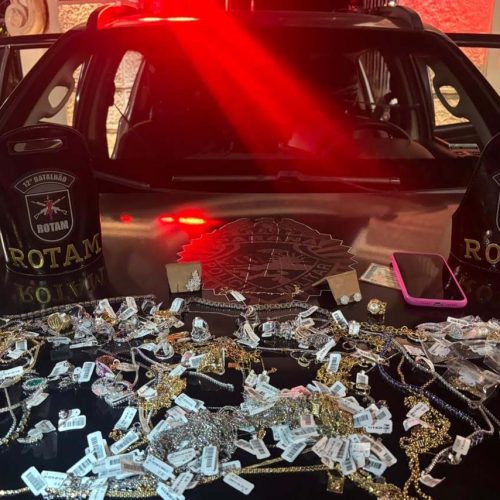 Em ação integrada, PMPR recupera joias roubadas em shopping&nbsp;no PR