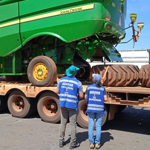 Para prevenir pragas, Adapar normatiza acesso de máquinas agrícolas ao Paraná