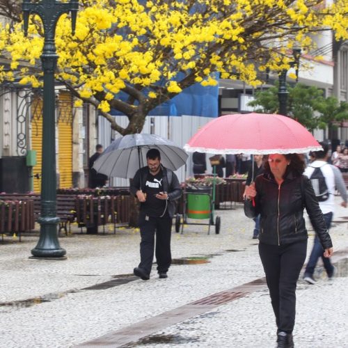 Frio e chuva marcam início da primavera no Paraná com mínima de 8°C