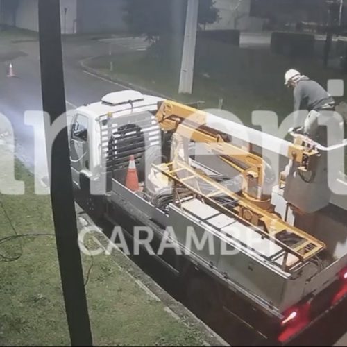 Furto de cabos da rede principal da Ampernet deixa Carambeí sem internet