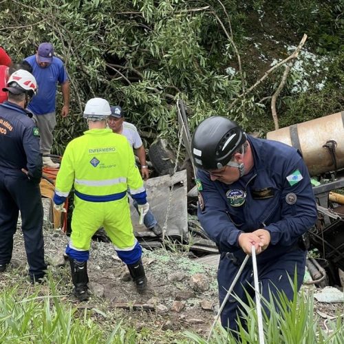 Aeromédico do SAMU Campos Gerais atua em acidente na região