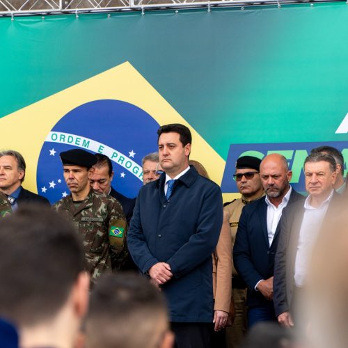 Cerimônia no Palácio Iguaçu celebra a independência e o início da Semana da Pátria