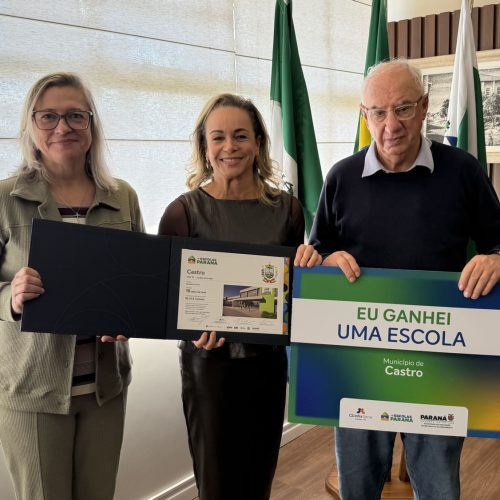 PPP+Escolas Paraná vai construir nova escola de tempo integral em Castro