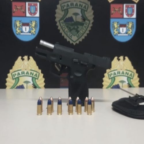 Homem é preso com arma de fogo após ameaça na região