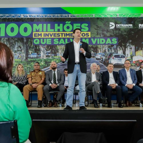 Detran-PR destina R$ 103,8 milhões para fortalecer ações de segurança no trânsito no Paraná