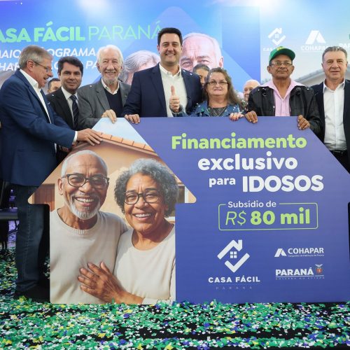 Paraná lança programa inédito no Brasil para idosos conquistarem o sonho da casa própria