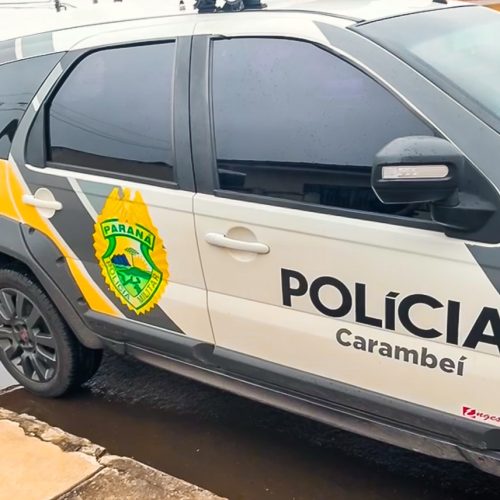 Polícia cumpre mandado de prisão no Boqueirão, em Carambeí