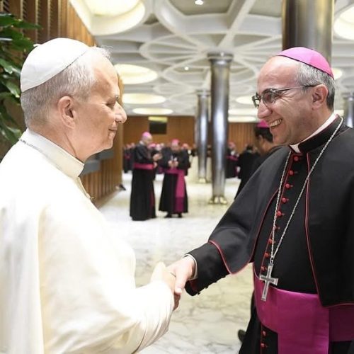Bispo com raízes em Carambeí participa de encontro com o Papa Leão XIV no Vaticano