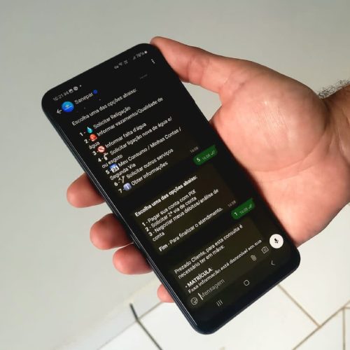 Sanepar tem nova forma de pagamento diretamente pelo WhatsApp ou app do banco