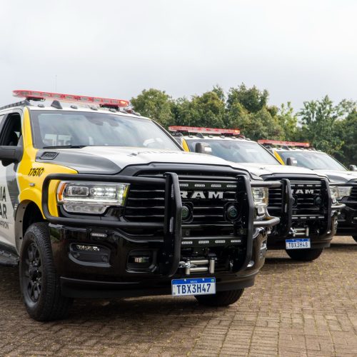 Com primeiras RAMs da história, Paraná reforça frota de viaturas da segurança pública