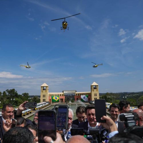 Com cinco novos helicópteros, Paraná tem a maior frota aérea da história da segurança pública