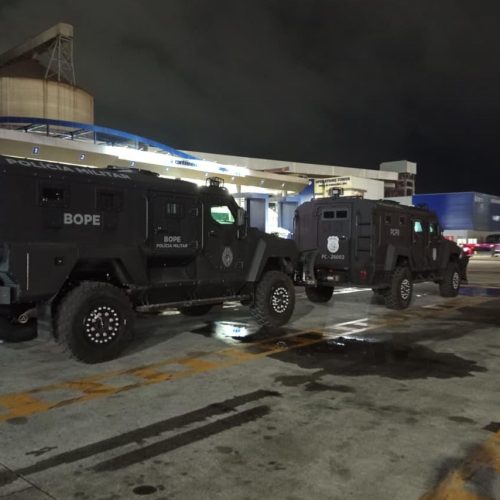 Novos blindados das forças de segurança começam a chegar ao Paraná