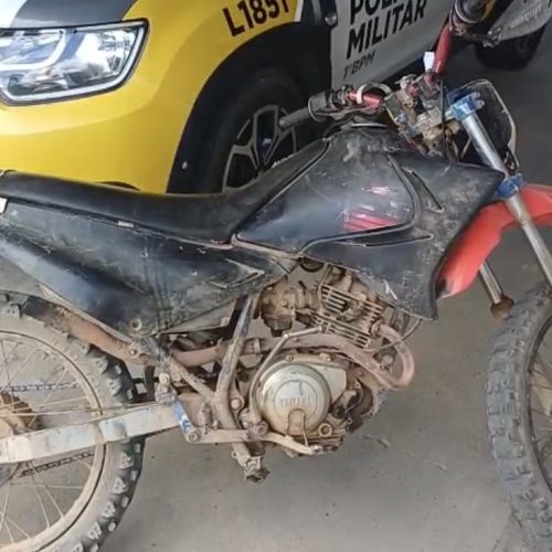Polícia Militar apreende motocicleta e encaminha menor após denúncia de perturbação do sossego em Carambeí