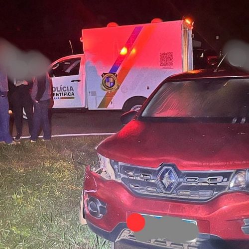 Acidente deixa um morto e dois feridos em Pitanga