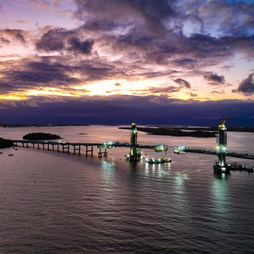 Estado prepara maior queima de fogos da história do Litoral na Ponte de Guaratuba
