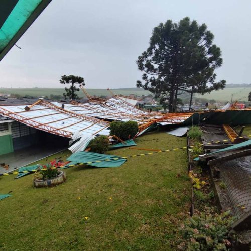 Defesa Civil atende municípios atingidos pelos temporais; ventos chegaram a 121 km/h