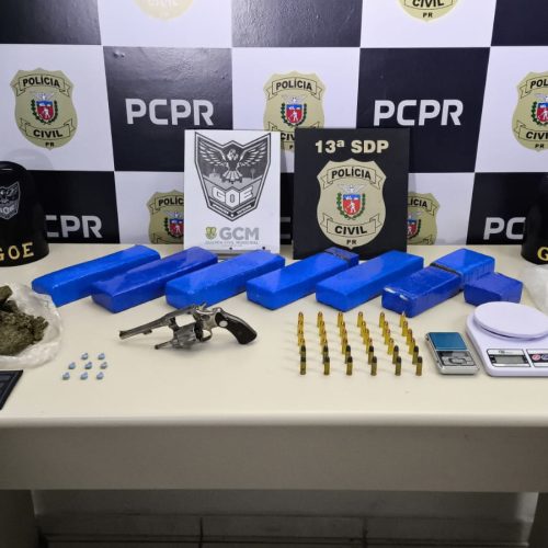 Polícia localiza depósito de drogas, armas e munições na região