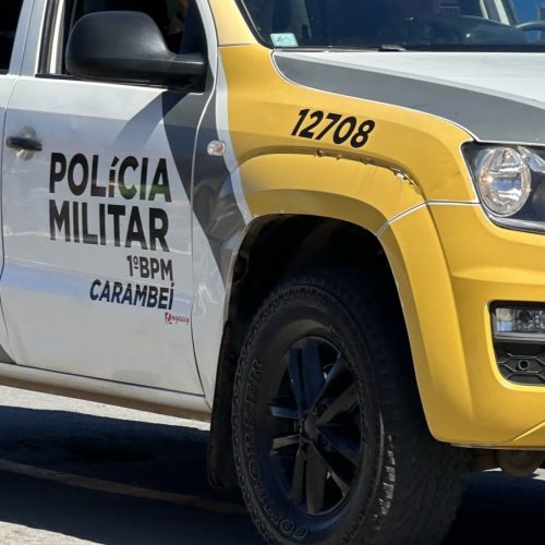 Motocicleta adulterada é apreendida pela PM em Carambeí