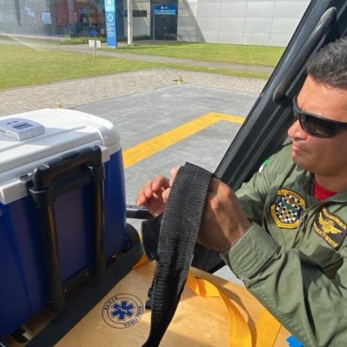 Missão de vida: aeronaves da PMPR agilizam o transporte de órgãos para doação