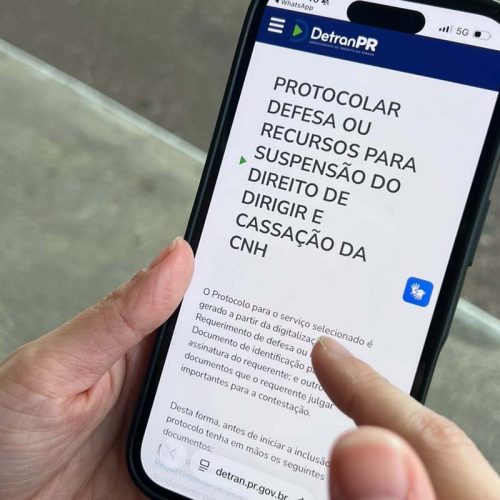 Detran-PR reforça facilidade do site oficial para recursos de infrações, suspensões e cassações