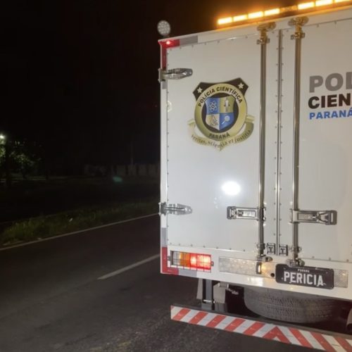 Atropelamento fatal na PR-151 em Carambeí