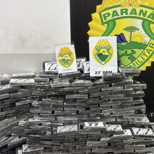 PMPR apreende mais de meia tonelada de cocaína no PR