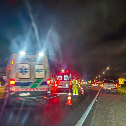 Urgente: atropelamento fatal na PR-151 em Carambeí