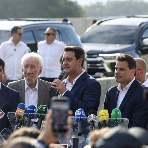 “Perseverança venceu o impossível”, diz Ratinho Junior na inauguração da Ponte de Guaratuba