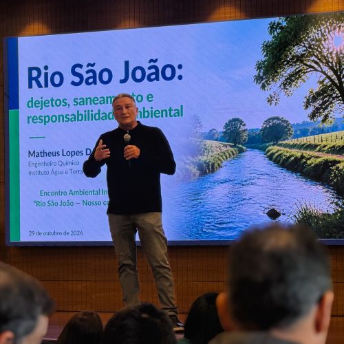 Encontro Ambiental debate soluções para preservar o Rio São João em Carambeí