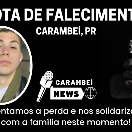 Nota de falecimento – 15/12/2025