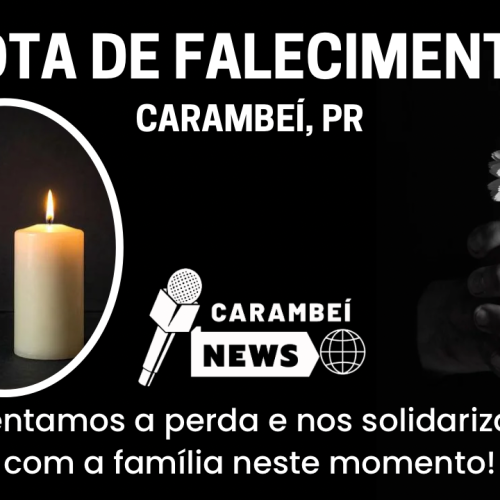 Nota de falecimento – 26 anos | 28/03/2026