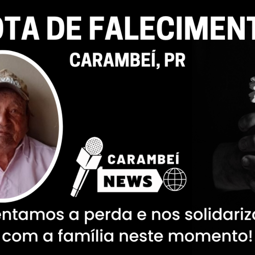 Nota de falecimento – 86 anos | 31/03/2026