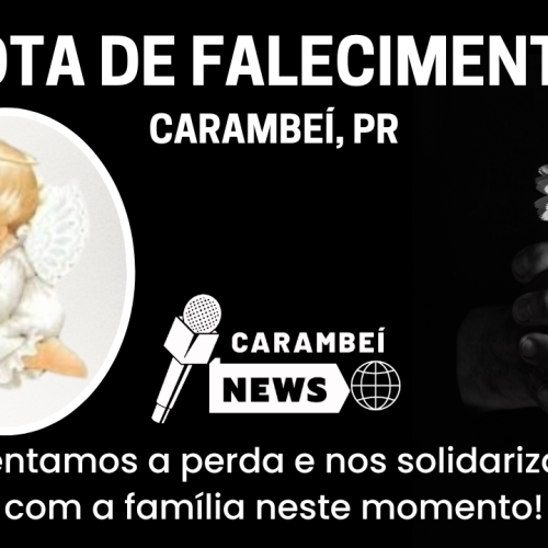 Nota de falecimento – 0 anos | 20/01/2026