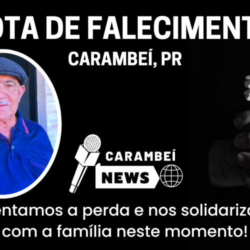 Nota de falecimento – 82 anos | 11/04/2026