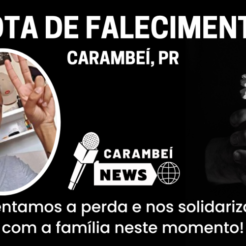 Nota de falecimento – 22/12/2025