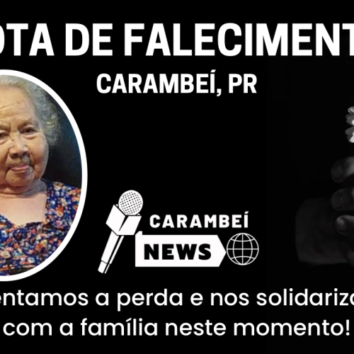 Nota de falecimento – 86 anos | 21/01/2026