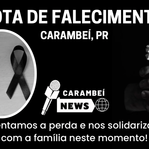 Nota de falecimento – 68 anos | 19/05/2026