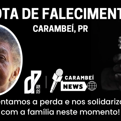 Nota de falecimento – 95 anos | 13/06/2026