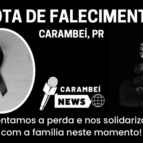 Nota de falecimento – 24/12/2025