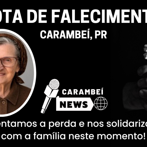 Nota de falecimento – 92 anos | 20/05/2026