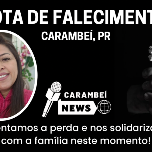 Nota de falecimento – 23/11/2025