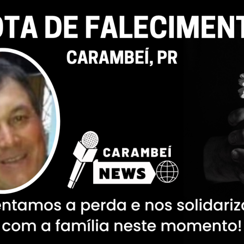 Nota de falecimento – 66 anos | 25/01/2026